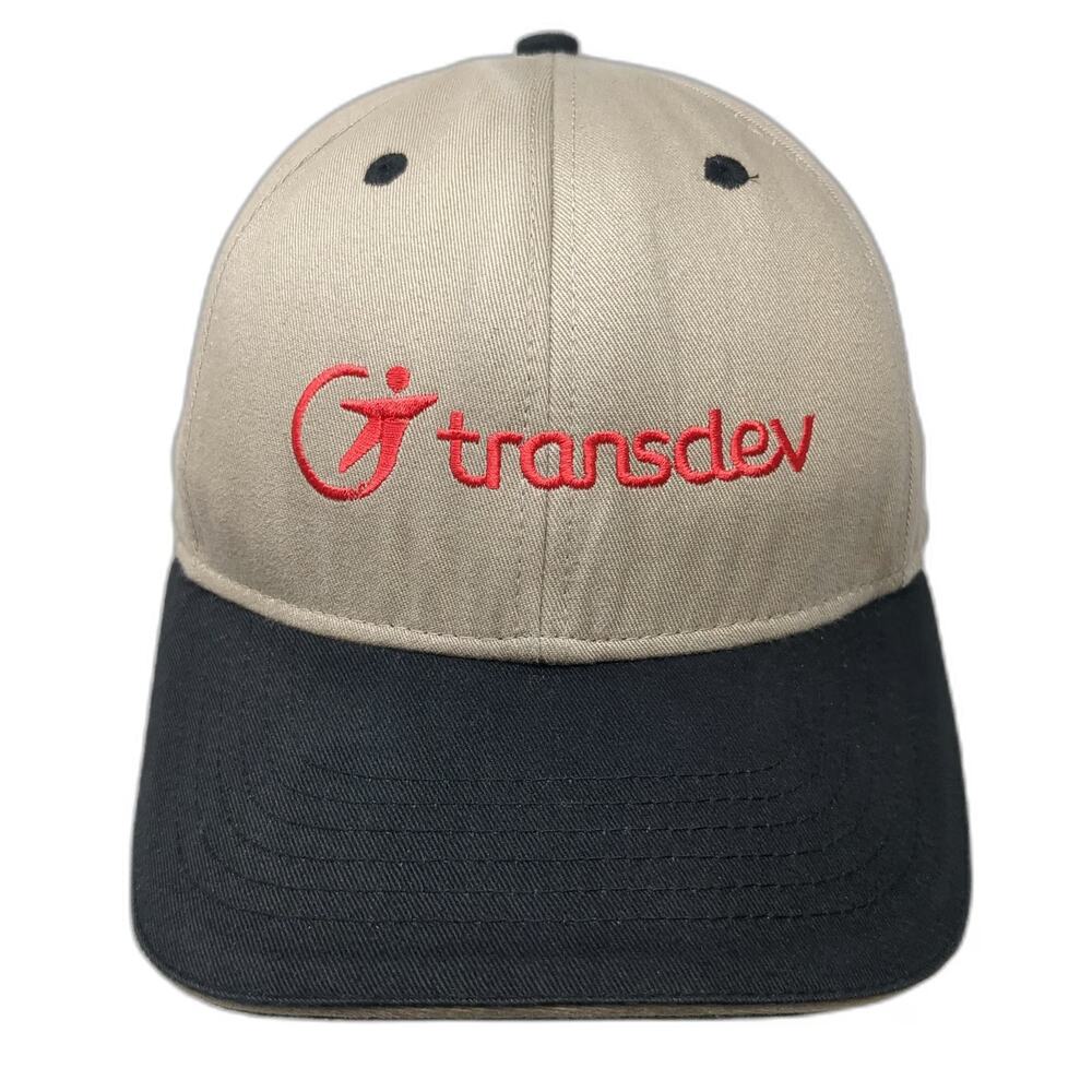 Headmost Transdev Baseball Cap Beige One Size Strapback Black Contrast Brim Hat